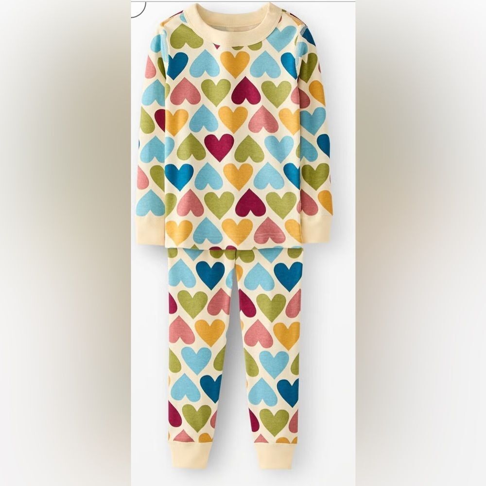 Hanna Andersson HannaJams™ Pajama Set Beige Size 6/7 NWT IN PACKAGE